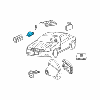 OEM Chrysler Crossfire Air Bag Sensor Diagram - 680052689AA