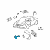 OEM 2008 Chrysler Crossfire Air Bag Clock Spring Diagram - 68015028AA