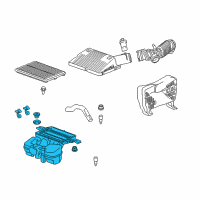 OEM Saturn Sky Housing Asm-Air Cleaner Diagram - 15287097