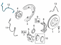 OEM 2021 BMW M235i xDrive Gran Coupe DSC PULSE GENERATOR, FRONT Diagram - 34-52-6-895-881