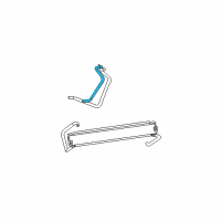 OEM Chrysler PT Cruiser Hose-Transmission Oil Cooler Diagram - 5017412AA