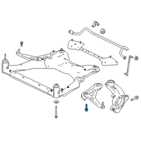 OEM Nissan Altima Bolt FLANGE Diagram - 54368-6CA0A