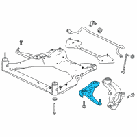 OEM 2020 Nissan Altima Link Complete-Transverse, Lh Diagram - 54501-6CA0A