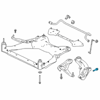 OEM Nissan Bolt Diagram - 40178-JA000