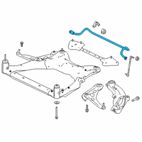 OEM Nissan Altima Stabilizer-Front Diagram - 54611-6CA0B