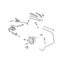 OEM 2004 Chrysler Crossfire Arm WIPER-WIPER Diagram - 5104752AA