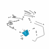 OEM Chrysler Reservoir-Washer Diagram - 5096729AA