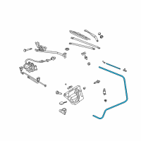 OEM 2008 Dodge Sprinter 3500 Hose-Windshield Washer Diagram - 5127702AA