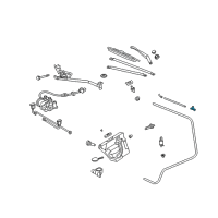 OEM 2007 Chrysler Crossfire Connector-Washer Hose Diagram - 5098482AA