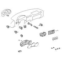 OEM Toyota Supra Bulb Diagram - 84999-10320