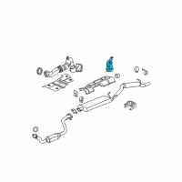 OEM Pontiac Montana Shield-Exhaust Resonator Heat Diagram - 10317625