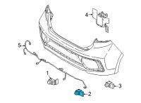 OEM Hyundai Ioniq 5 ULTRASONIC SENSOR ASSY-P.A.S Diagram - 99310-GI500-EB