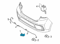 OEM Hyundai Ioniq 5 ULTRASONIC SENSOR ASSY-P.A.S Diagram - 99310-GI700-YEV