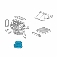 OEM 2017 Honda Fit Motor Assembly, Fan Diagram - 79310-T5R-A01