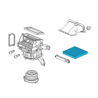 OEM Acura TLX ELEMENT, FILTER Diagram - 80291-T5R-A01