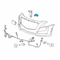 OEM 2020 Cadillac CT6 Ambient Temperature Sensor Diagram - 13394471