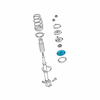 OEM 2007 Nissan Quest Front Spring Seat Diagram - 54036-CK000