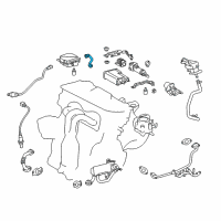 OEM 2016 Toyota Avalon Vent Hose Diagram - 77404-06180