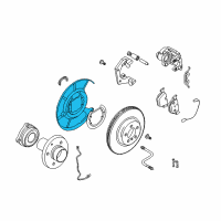 OEM 2004 BMW 525i Protection Plate Left Diagram - 34-21-6-760-853
