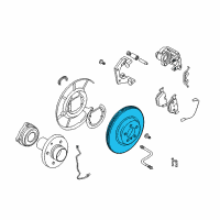 OEM 2008 BMW 535i Brake Disc, Lightweight, Ventilated Diagram - 34-21-6-763-827