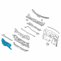 OEM 2011 Nissan Leaf INSULATOR-Dash, Lower Front Diagram - 67810-3NA0A