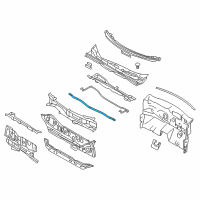 OEM 2017 Nissan Leaf SEAL-HOOD Diagram - 66830-3NF5G