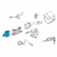 OEM Toyota Supra Headlamp Dimmer Switch Diagram - 84140-14120