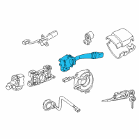 OEM 2004 Toyota 4Runner Wiper Switch Diagram - 84652-14641