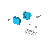 OEM Chevrolet Traverse ABS Control Unit Diagram - 19418698