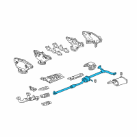 OEM Acura CL Pipe B, Exhaust Diagram - 18220-S3M-A11