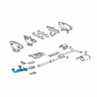 OEM 2002 Acura TL Pipe A, Exhaust Diagram - 18210-S3M-A11