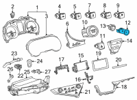 OEM Lexus NX350 Socket Assembly, Power O Diagram - 85530-52010