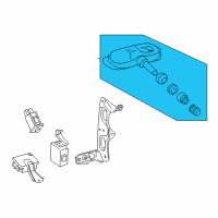 OEM Toyota Sensor Diagram - 42607-0C080