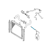 OEM 1998 Toyota Tacoma Reservoir Hose Diagram - 16472-0C021