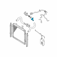 OEM 1998 Toyota 4Runner Flange Diagram - 16321-0W010