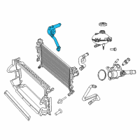 OEM 2017 Jeep Renegade Hose-Radiator Outlet Diagram - 68440687AA