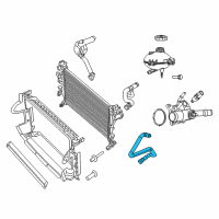 OEM Jeep Renegade Hose-COOLANT Recovery Bottle Diagram - 68315257AA