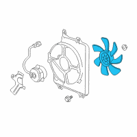 OEM Acura Fan, Cooling (Denso) Diagram - 38611-RJA-J01