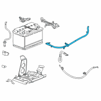 OEM Cadillac ATS Negative Cable Diagram - 84108088