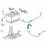 OEM Cadillac ATS Negative Cable Diagram - 23465285