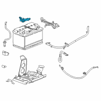 OEM Cadillac Sensor Diagram - 13599061