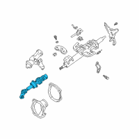 OEM 2000 Toyota Solara Intermed Shaft Diagram - 45220-06010