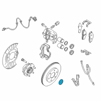 OEM 2020 Nissan Titan Cap-Hub Front Wheel Diagram - 40234-7S000