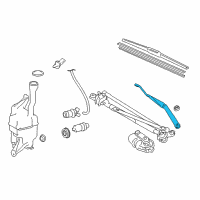 OEM 2014 Toyota Camry Wiper Arm Diagram - 85211-06110