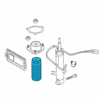 OEM BMW X6 Additional Damper, Rear, W/ Prot. Tube Diagram - 33-53-7-850-217