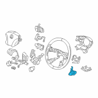 OEM 2007 Acura RL Switch (Beige) Diagram - 35875-SJA-013ZC