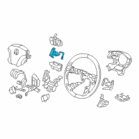 OEM 2005 Acura RL Switch Assembly, Driver Side Paddle Shift (Graphite Black) Diagram - 78561-SJA-N81ZA