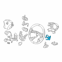 OEM 2008 Acura RL Switch, Passenger Side (Graphite Black) Diagram - 78560-SJA-305ZA