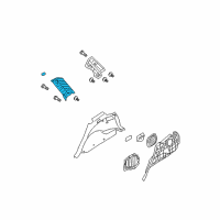 OEM Hyundai Trim Assembly-Rear Pillar RH Diagram - 85860-2B010-J9