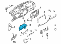 OEM 2021 Ford F-150 PANEL - INSTRUMENT Diagram - ML3Z-15044D70-AA